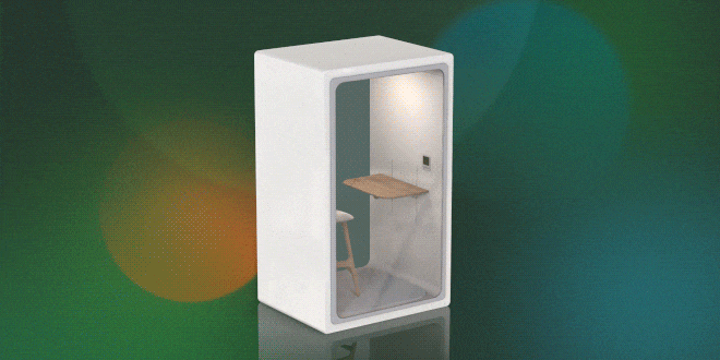 多元的办公电话亭/会议舱升降立柱选项-办公电话亭与会议舱的电动推杆解决方案